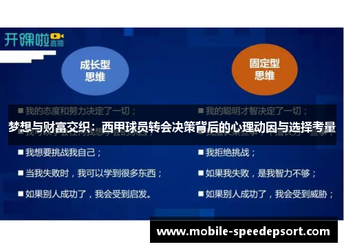 梦想与财富交织：西甲球员转会决策背后的心理动因与选择考量