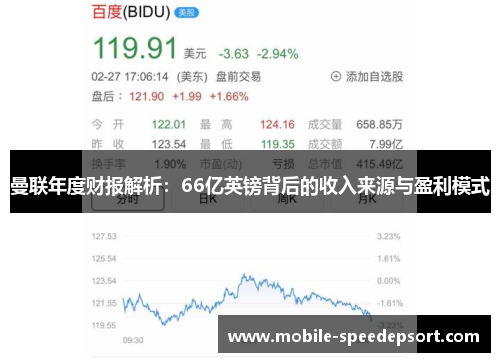 曼联年度财报解析：66亿英镑背后的收入来源与盈利模式
