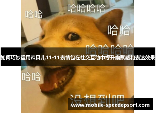 如何巧妙运用森贝儿11-11表情包在社交互动中提升幽默感和表达效果