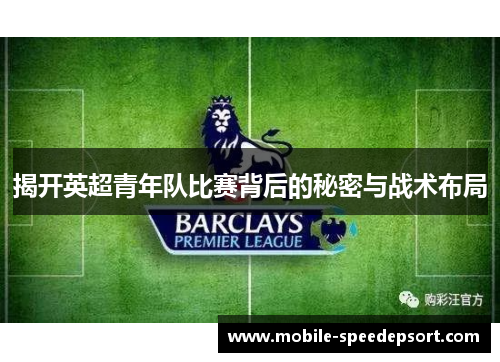 揭开英超青年队比赛背后的秘密与战术布局